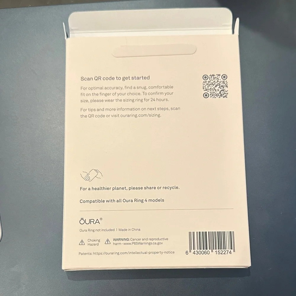 Oura Ring Sizing Kit